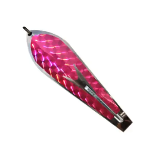 Original Drone Fishing Spoon, 2" Hot Pink Flash Scale Original Drone Fishing Spoon, 2" Hot Pink Flash Scale