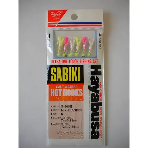 Mix-Flash Sabiki White / Pink / Green Mix-Flash Sabiki White / Pink / Green