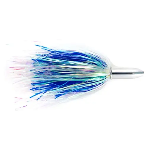 Mini Turbo Slammer Fishing Lure, 5 1/2" Purple/Blue Mylar Mini Turbo Slammer Fishing Lure, 5 1/2" Purple/Blue Mylar