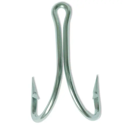 Double O'Shaughnessy Hook, Stainless Steel, 2X Strong, Size 7/0, 10-Pack Silver Double O'Shaughnessy Hook, Stainless Steel, 2X Strong, Size 7/0, 10-Pack Silver