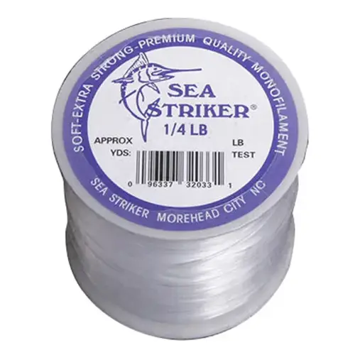 Bulk Mono, 1/4Lb Spool, 60Lb, 215Yds Clear Bulk Mono, 1/4Lb Spool, 60Lb, 215Yds Clear