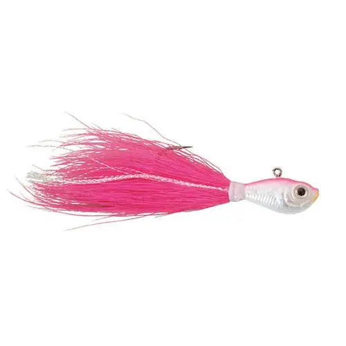 Prime Bucktail Jig, 3 oz. Pink Prime Bucktail Jig, 3 oz. Pink
