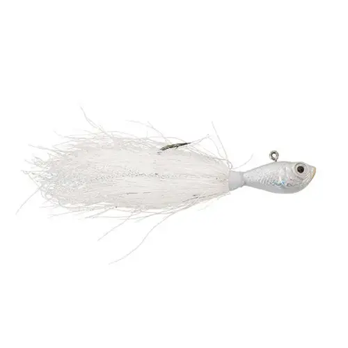 Prime Bucktail Jig, 3 oz. White Prime Bucktail Jig, 3 oz. White