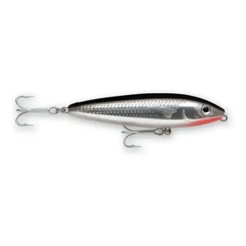 Saltwater Skitter Walk Fishing Lure, 4 3/8" Silver Mullet Saltwater Skitter Walk Fishing Lure, 4 3/8" Silver Mullet