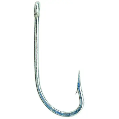 O'Shaughnessy Hook, Duratin Coated, Size 6, 10-Pack Silver O'Shaughnessy Hook, Duratin Coated, Size 6, 10-Pack Silver