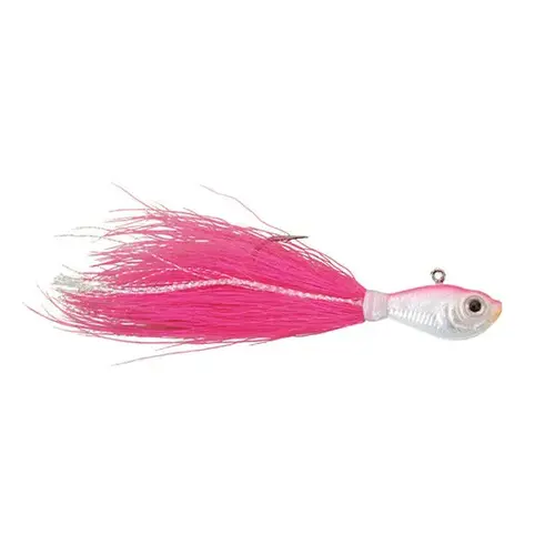 Prime Bucktail Jig, 1/2 oz. Pink Prime Bucktail Jig, 1/2 oz. Pink