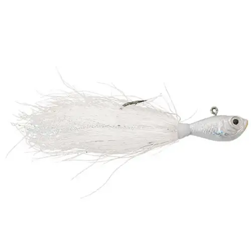 Prime Bucktail Jig, 1/2 oz. White Prime Bucktail Jig, 1/2 oz. White