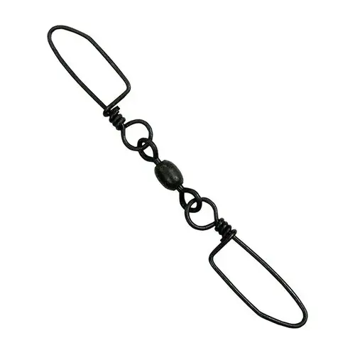 135 lb. Double Snap Swivels Black 135 lb. Double Snap Swivels Black