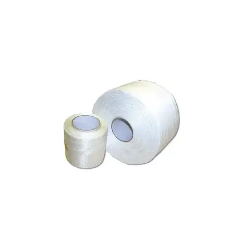 Woven Strapping, 3/4" x 300 ft (900lb) White Woven Strapping, 3/4" x 300 ft (900lb) White