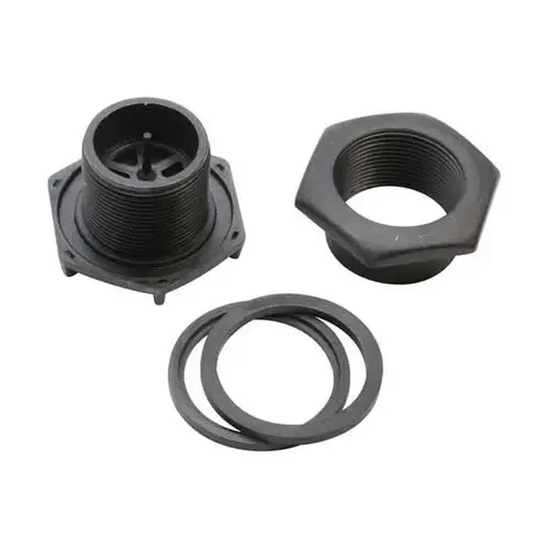 Drain/Plug Assembly for Inflatable Boat, Hexagon, Black Drain/Plug Assembly for Inflatable Boat, Hexagon, Black
