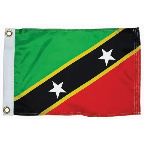 St Kitts Courtesy Flag, 12" x 18" St Kitts Courtesy Flag, 12" x 18"
