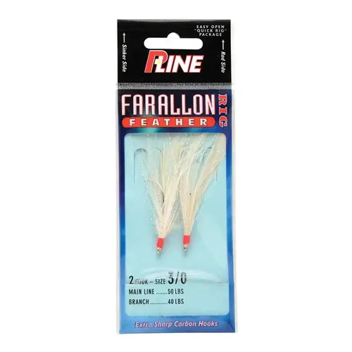 Farallon Feathers Fishing Jig White Farallon Feathers Fishing Jig White
