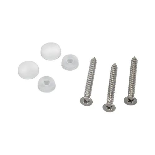 White Screw Caps for #10 and #12, 10-Pack White Screw Caps for #10 and #12, 10-Pack