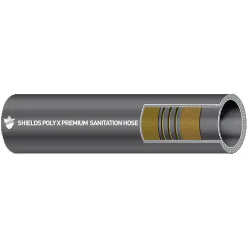 Poly X Sanitation Hose, 1 1/2" ID, 1 27/32" OD Poly X Sanitation Hose, 1 1/2" ID, 1 27/32" OD