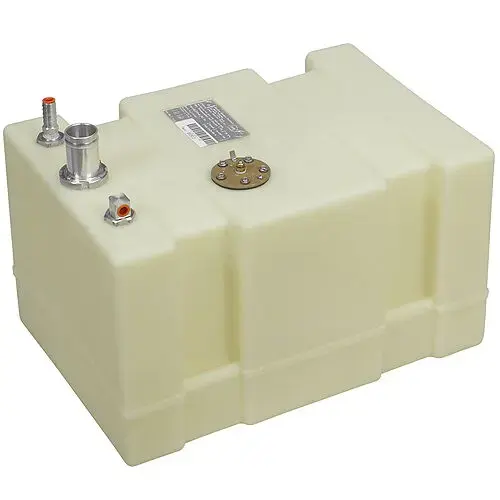 12 Gallon Permanent Below Deck Fuel Tank, 20"L x 14"W x 11.75"H White 12 Gallon Permanent Below Deck Fuel Tank, 20"L x 14"W x 11.75"H White