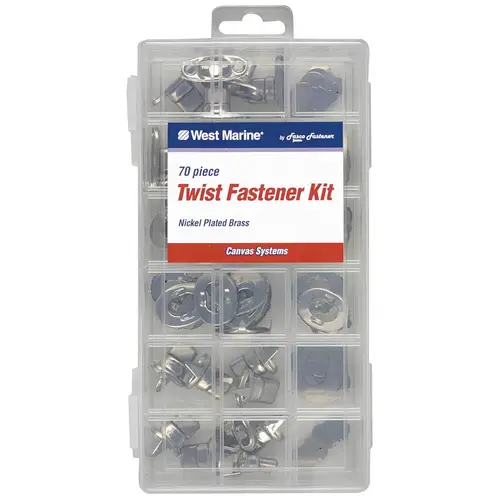 Canvas Twist Fastener Kit, 70-Pack Canvas Twist Fastener Kit, 70-Pack