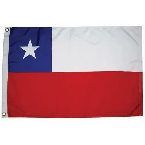 Chile Courtesy Flag, 12" x 18" Chile Courtesy Flag, 12" x 18"