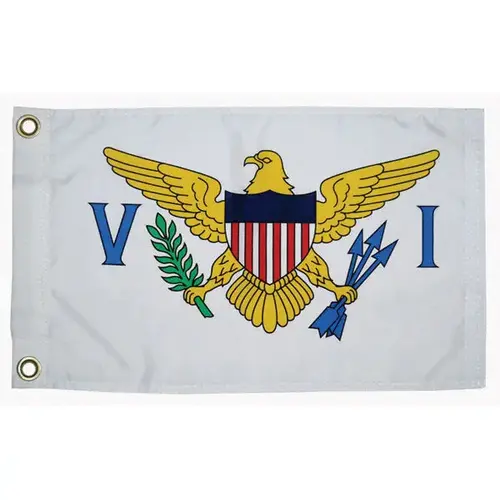 US Virgin Island Courtesy Flag, 12" x 18" US Virgin Island Courtesy Flag, 12" x 18"