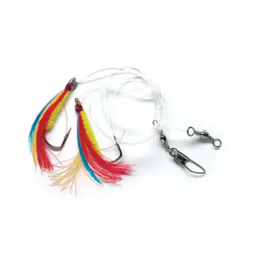 Shrimp Fly Leader Black / White Shrimp Fly Leader Black / White