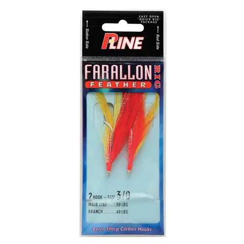Farallon Feathers Fishing Jig Yellow / Red Farallon Feathers Fishing Jig Yellow / Red