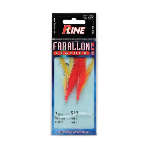 Farallon Feathers Fishing Jig Yellow / Red Farallon Feathers Fishing Jig Yellow / Red