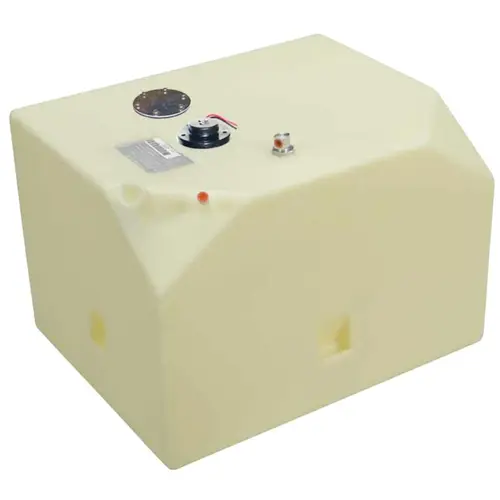 35 Gallon Angled Fill & Vent Series Below Deck Fuel Tank, 26"L x 20.5"W x 17.5"H White 35 Gallon Angled Fill & Vent Series Below Deck Fuel Tank, 26"L x 20.5"W x 17.5"H White