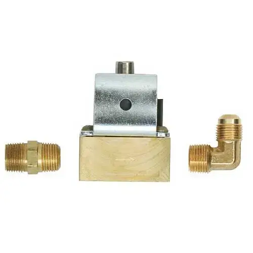 12V Low-Pressure Brass Full-Flow 3/8" Solenoid Valve 12V Low-Pressure Brass Full-Flow 3/8" Solenoid Valve