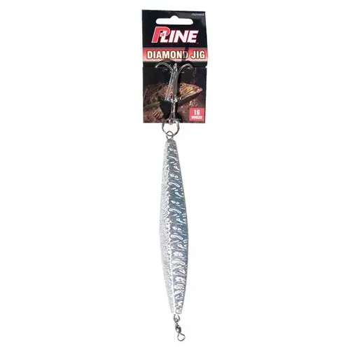 Diamond Bar Fishing Jig, 16 oz. Chrome Diamond Bar Fishing Jig, 16 oz. Chrome