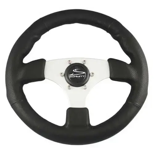 Steering Wheel, Black w/ Brushed Aluminum Spoke Steering Wheel, Black w/ Brushed Aluminum Spoke