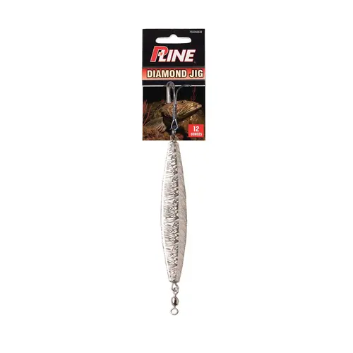Diamond Bar Fishing Jig, 12 oz. Chrome Diamond Bar Fishing Jig, 12 oz. Chrome