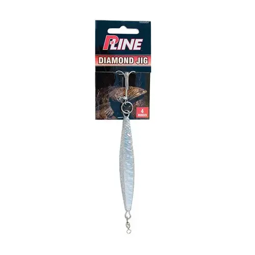 Diamond Bar Fishing Jig, 4 oz. Chrome Diamond Bar Fishing Jig, 4 oz. Chrome