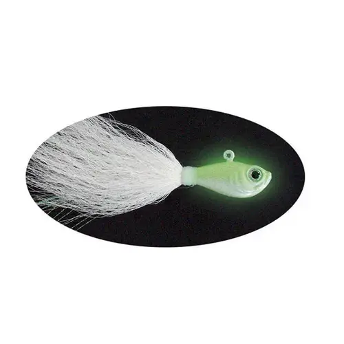 Prime Bucktail Jig, 4 oz. Glow Prime Bucktail Jig, 4 oz. Glow
