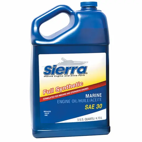 Sierra SAE 30 4 Stroke Full Synthetic Marine Engine Oil, 5 Quarts Sierra SAE 30 4 Stroke Full Synthetic Marine Engine Oil, 5 Quarts