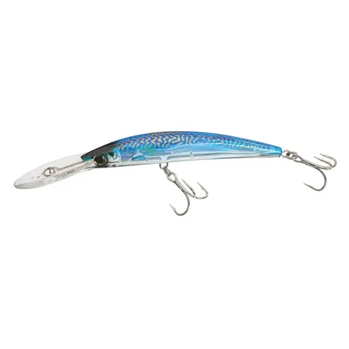 Crystal 3D Minnow Deep Diver Rattle Fishing Lure, 5 1/4" Blue Tiger Crystal 3D Minnow Deep Diver Rattle Fishing Lure, 5 1/4" Blue Tiger