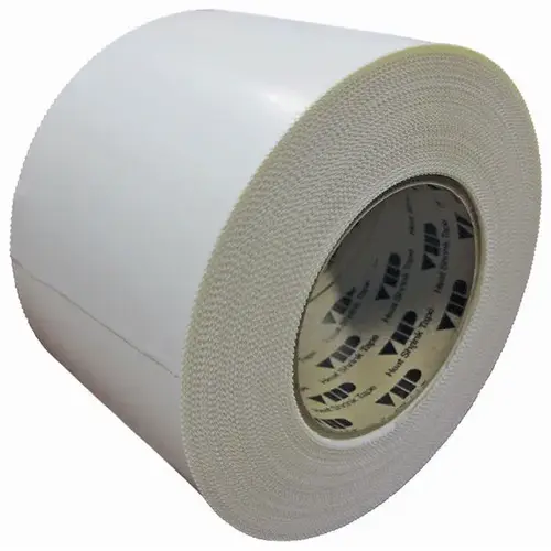 Pinked Edge Heat Shrink Tape 2" x 180 ft, 9mil. White Pinked Edge Heat Shrink Tape 2" x 180 ft, 9mil. White