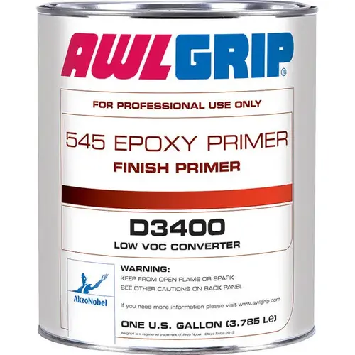 545 Epoxy Finish Primer, D3400 Low Voc Converter, Gallon 545 Epoxy Finish Primer, D3400 Low Voc Converter, Gallon