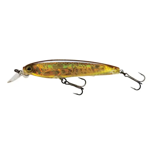 3DS Minnow Fishing Lure, 4" Holographic Gold Black 3DS Minnow Fishing Lure, 4" Holographic Gold Black