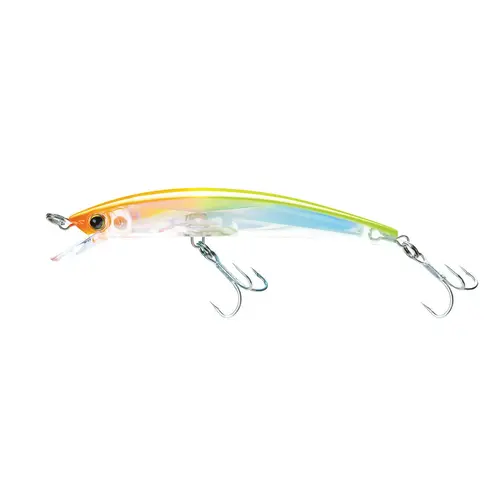 Crystal 3D Minnow Rattle Fishing Lure, 5 1/4" Orange Yellow Crystal 3D Minnow Rattle Fishing Lure, 5 1/4" Orange Yellow