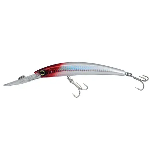 Crystal Minnow Deep Diver Premium Classic Fishing Lure, 3 1/2" Holographic Red Head Crystal Minnow Deep Diver Premium Classic Fishing Lure, 3 1/2" Holographic Red Head