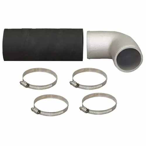 18-1992-1 80 Degree Exhaust Elbow Compatible with 3" Hose 18-1992-1 80 Degree Exhaust Elbow Compatible with 3" Hose
