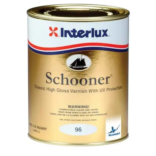 Schooner Varnish, Quart Amber Schooner Varnish, Quart Amber