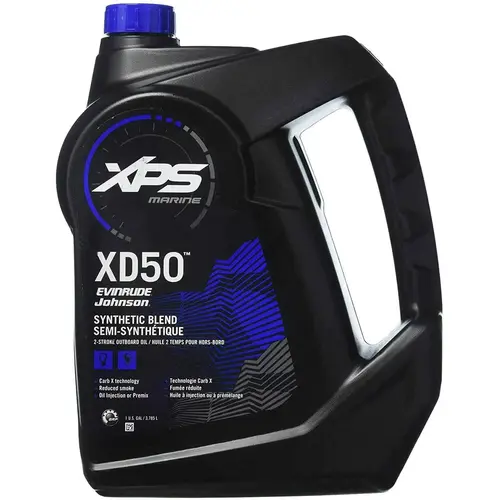 Evinrude Johnson XD50 2 Stroke Synthetic Blend Marine Engine Oil, 1 Gallon Evinrude Johnson XD50 2 Stroke Synthetic Blend Marine Engine Oil, 1 Gallon