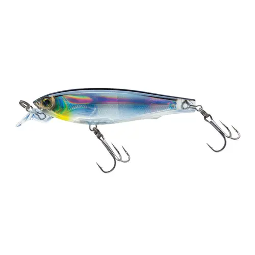 3DS Minnow Fishing Lure, 2 3/4" Holographic Black Silver 3DS Minnow Fishing Lure, 2 3/4" Holographic Black Silver