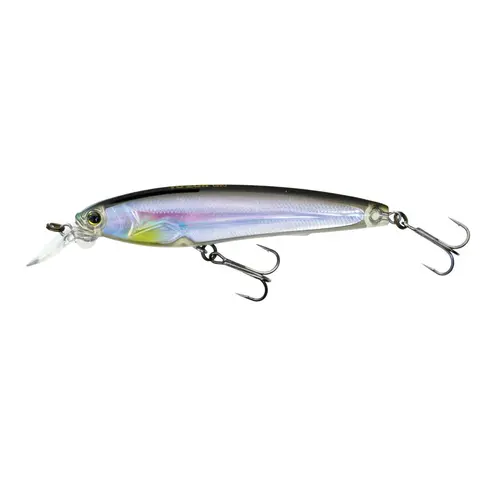 3DS Minnow Fishing Lure, 4" Holographic Black Silver 3DS Minnow Fishing Lure, 4" Holographic Black Silver