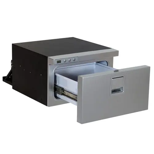 Drawer 16 Stainless Steel Refrigerator or Freezer, DC, Digital Display, Optional Stainless Steel Flange Drawer 16 Stainless Steel Refrigerator or Freezer, DC, Digital Display, Optional Stainless Steel Flange