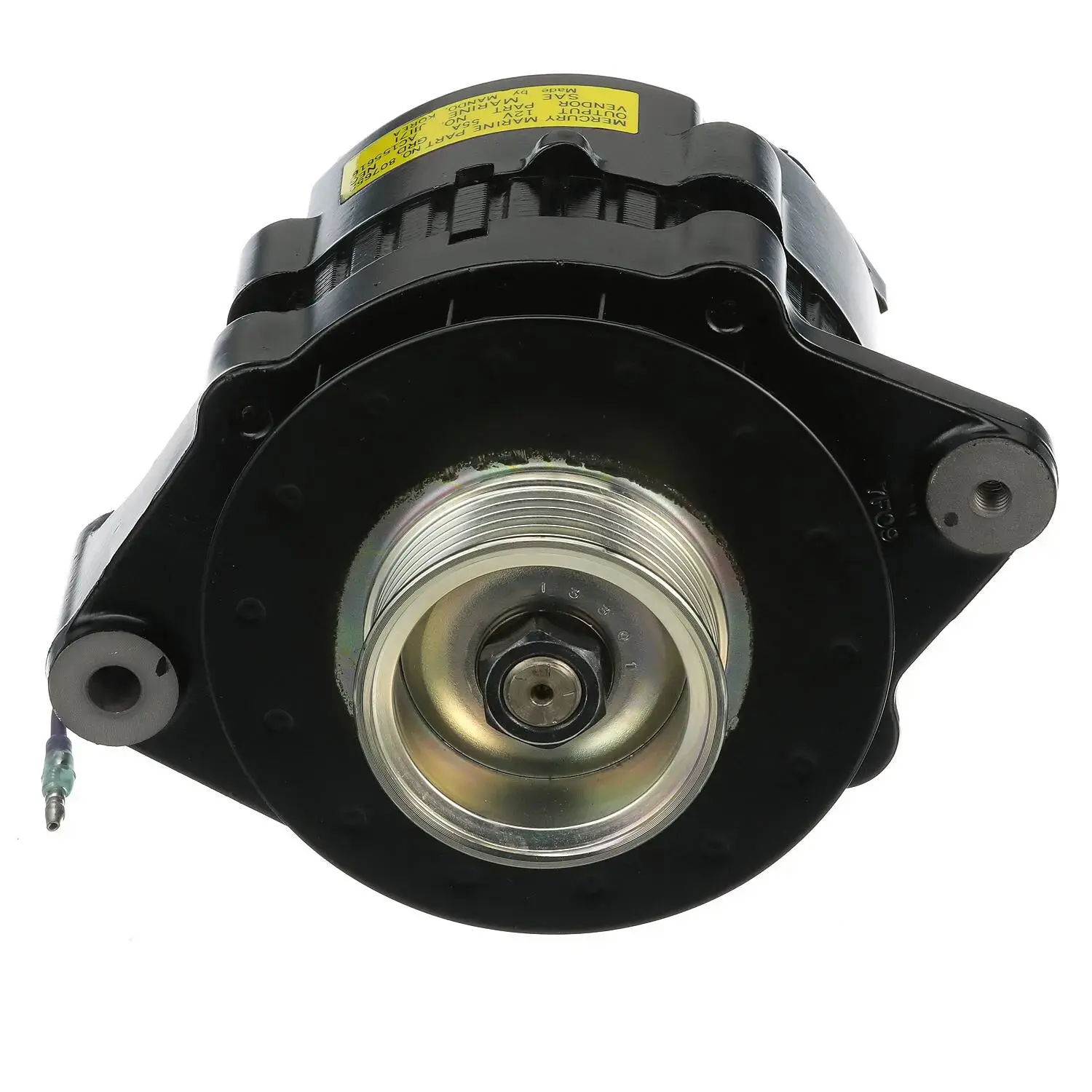 Quicksilver 55 Amp Alternator Mando Serpentine Belt for V6 and V8 MerCruiser Sterndrives or Inboard Engines Made by Gene 807652T