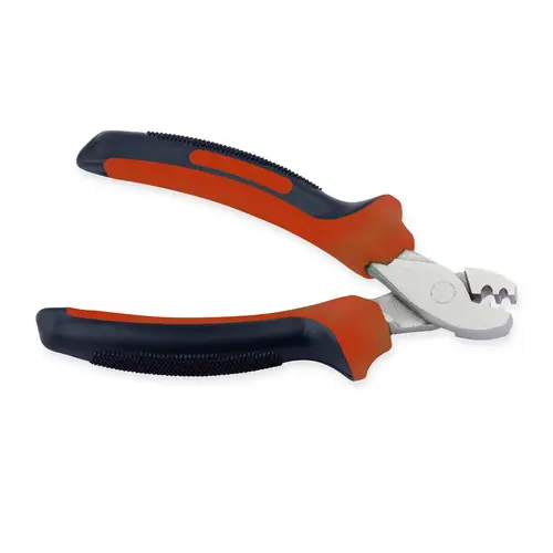 Crimper Tool with Teeth, 6 in / 15.2 cm, use with size #0 - #6 sleeves Crimper Tool with Teeth, 6 in / 15.2 cm, use with size #0 - #6 sleeves
