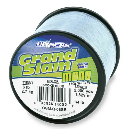Grand Slam Monofilament Line Smoke Blue Grand Slam Monofilament Line Smoke Blue