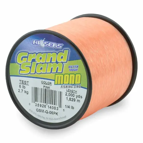 Grand Slam Monofilament Line Pink Grand Slam Monofilament Line Pink