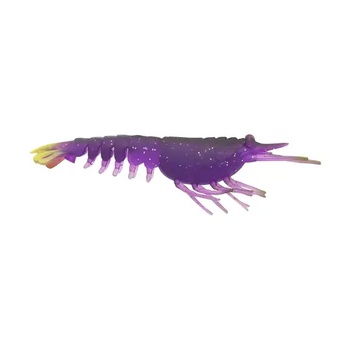 Switcher Shrimp Soft Bait Purple Haze Chartreuse Switcher Shrimp Soft Bait Purple Haze Chartreuse